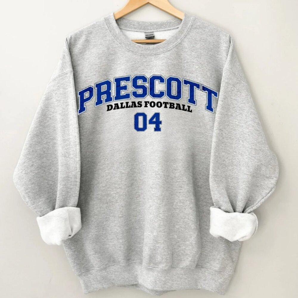 Dak Prescott Sweatshirt, Dak Prescott Crewneck Dallas Football Sweatshirt